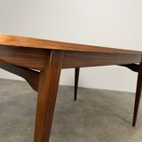 Scandinavian extendable teak table, 60s