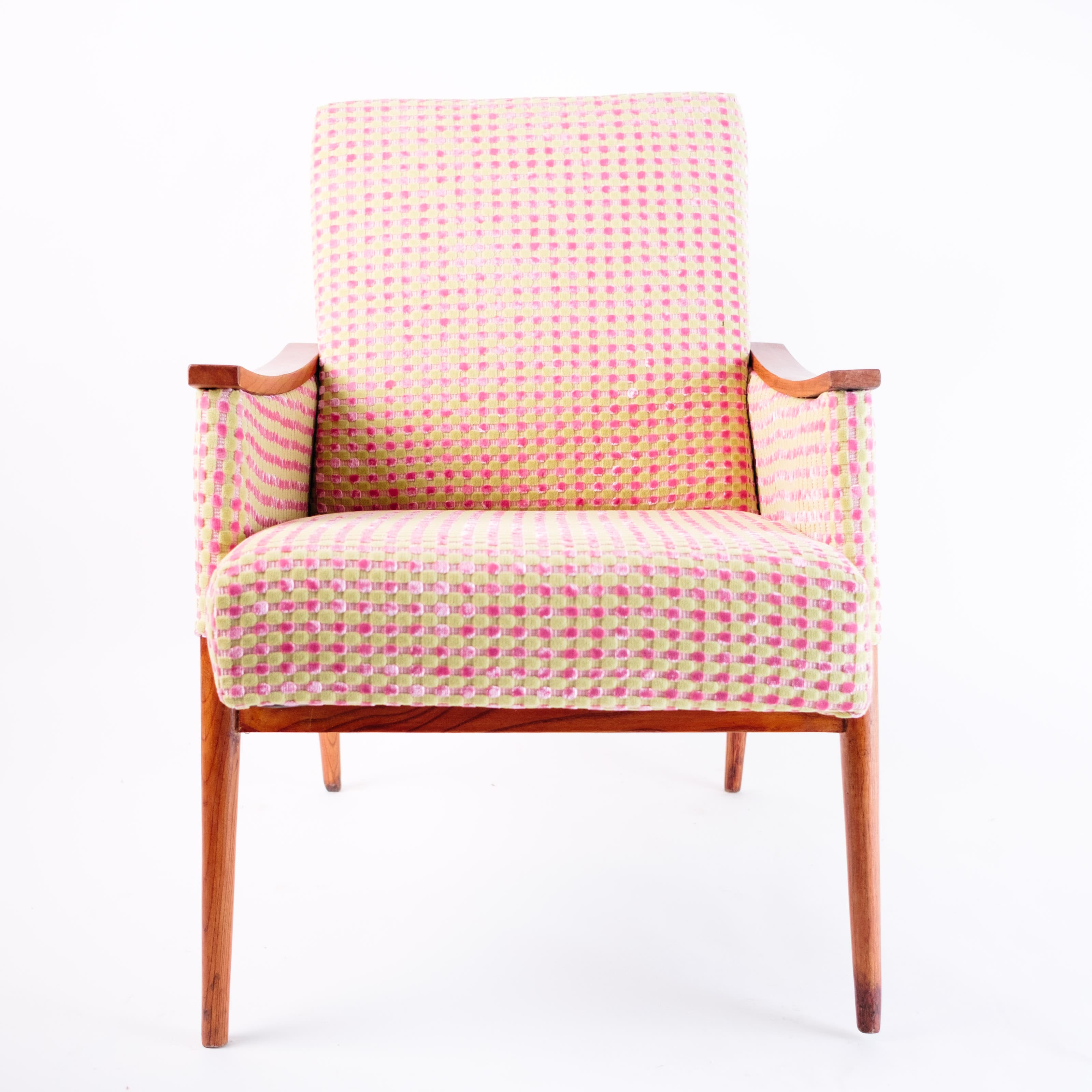 Vintage checkered armchair