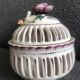 Lattice porcelain bonbonnière Chaumeil