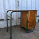 Office 1950 tubular metal and mint green formica
