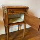 Lot tables de nuit bois et marbre