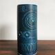 Sarek by Olle Alberius for Rörstrand Scandinavian ceramic blue vase, 1960s