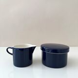 Melitta Stockholm for 6 persons, coffee set blue, 60's