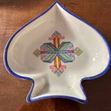 Bridge Table Ashtray - Ace of Spades - Vintage Porcelain Artoria Limoges