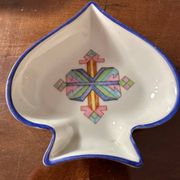 Bridge Table Ashtray - Ace of Spades - Vintage Porcelain Artoria Limoges