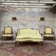Sofa in natural wood style Louis XV XIX th century
