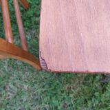 6 sanded bistro chairs