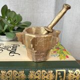 Bronze mortar with pestle
