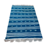 Tapis bleu, tapis marocain, tapis fait à la main 150/100cm