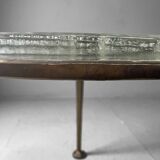 Coffee table and side table by Lothar Klute Germany 1980