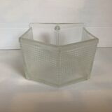 Old thick glass drawer tray