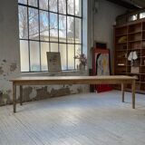 XL farmhouse table in beech and pine 3m