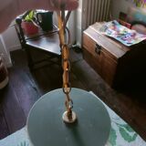 70s Flower and Mirror Chandelier