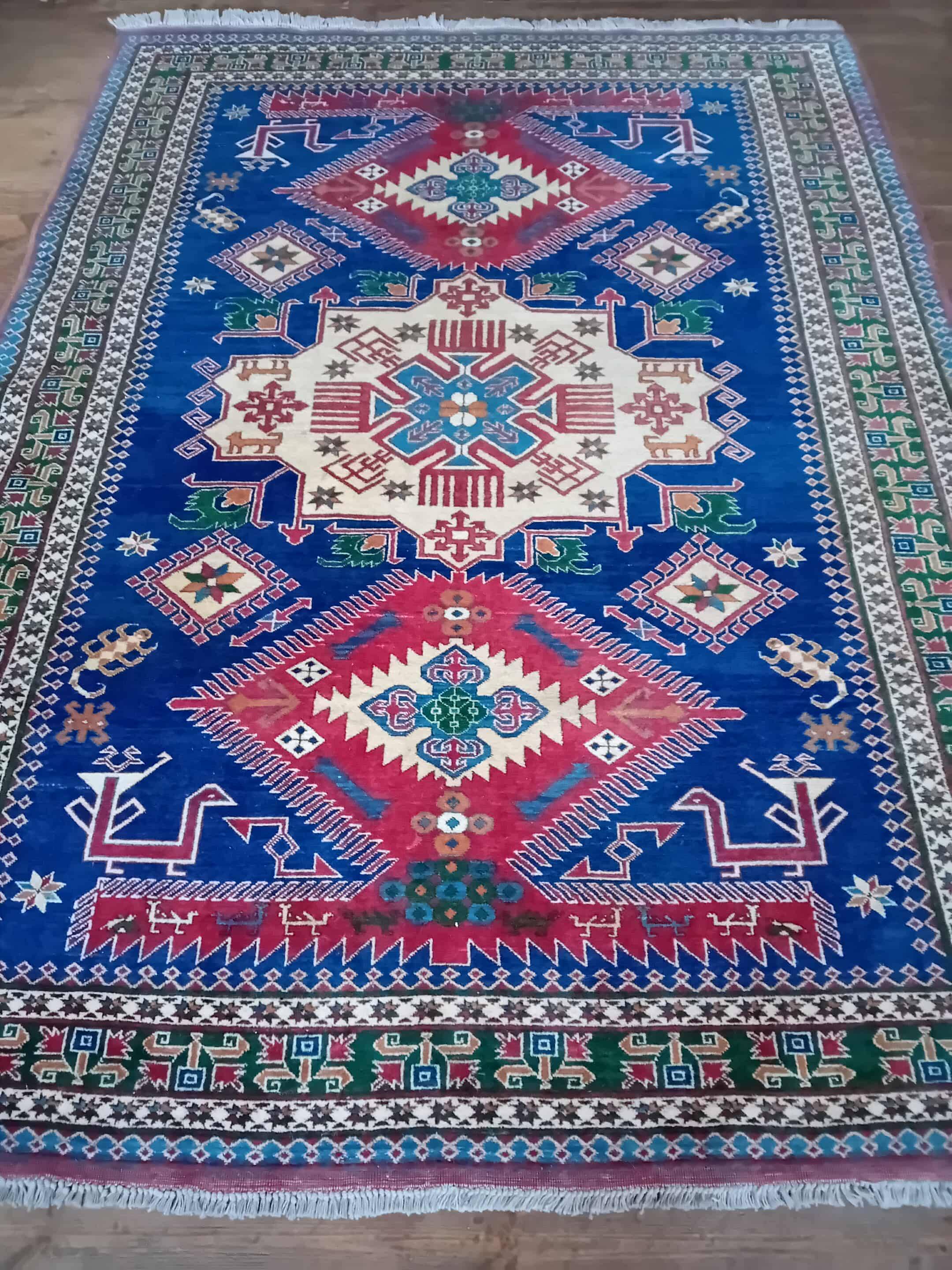 Handmade Chechen Caucasian Rug 234x175cm