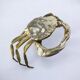 Crab jewellery box, silver plated & alpaca, Spain, 1950s