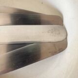 Silver round knives with stainless steel blades