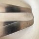 Silver round knives with stainless steel blades