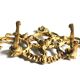 Pure French bronze coat rack from the 1950s.