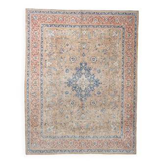 10x13 Blue & Peach Classic Pattern Persian Rug, 308x393Cm