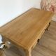 Vintage solid oak coffee table
