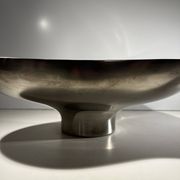 Plat tripartite, acier inoxydable,Georg Jensen, Danemark 1970s