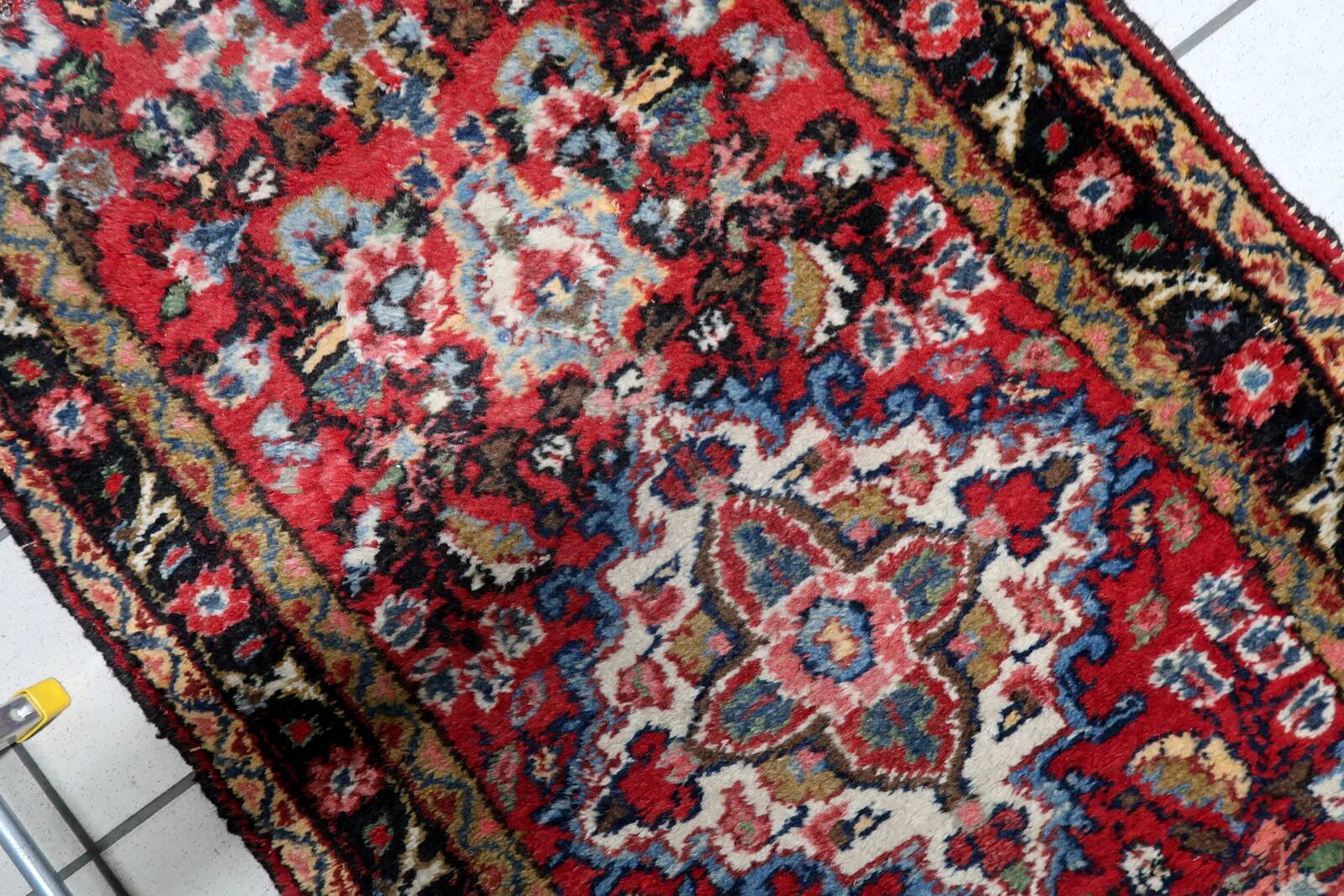 Antique Persian Hamadan runner 75 cm x 315 cm 1920s - 1C1233