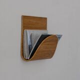 Rattan Modern Wall Mounted Magazine Rack