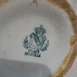 White earthenware pitcher Lunéville XIX