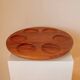 Rotating aperitif platter "Lazy Susan" in teak