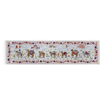 Tapis turc vintage noué à la main