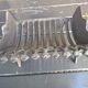 Antique cast iron log holder/ember holder for fireplace