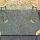 60s 70s brutalist bronze coffee table peter ghyczy coffee table space age design