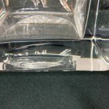 2212942 Daum, large cut crystal vase signed design 1970