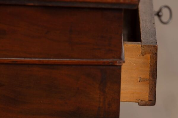 Travailleuse acajou XIXème