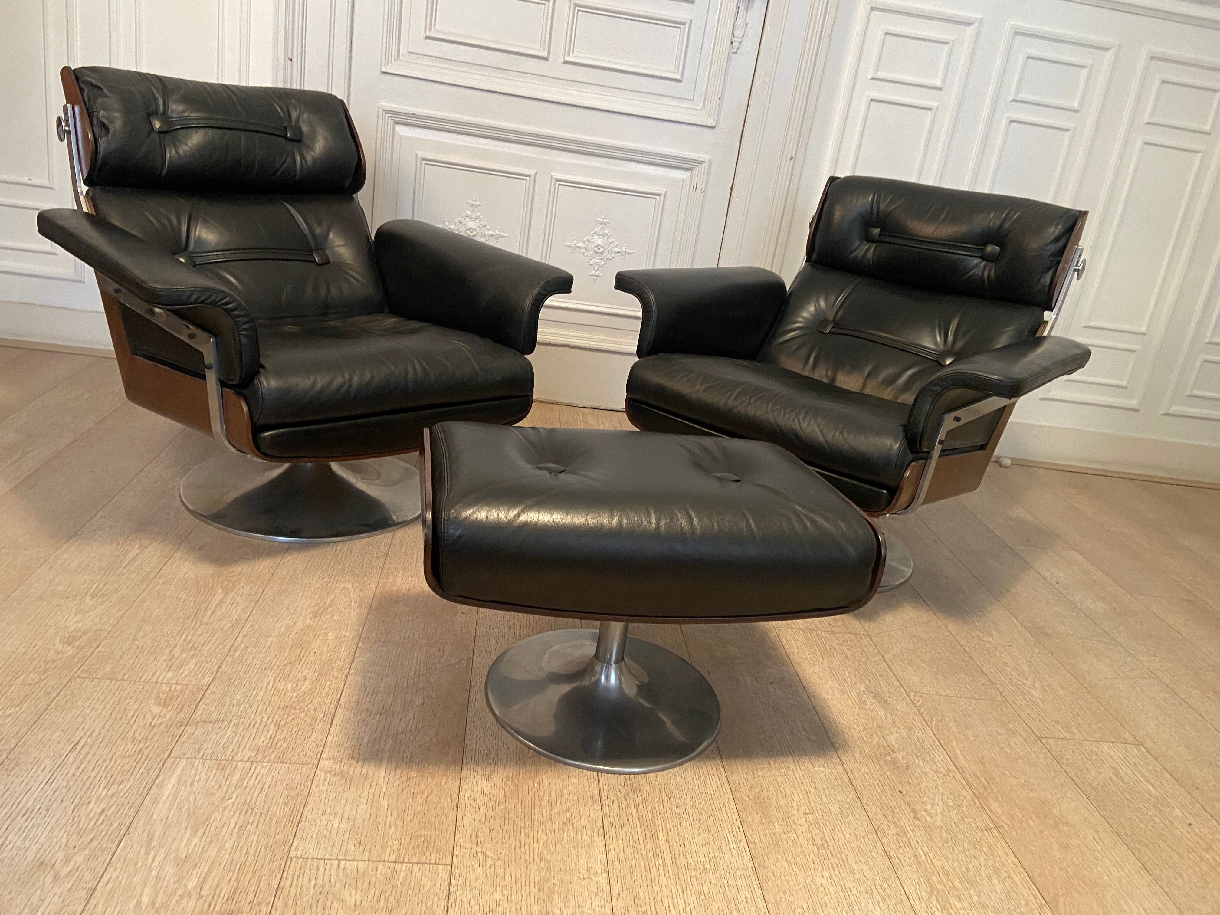 Set of Italian armchairs, 1960s