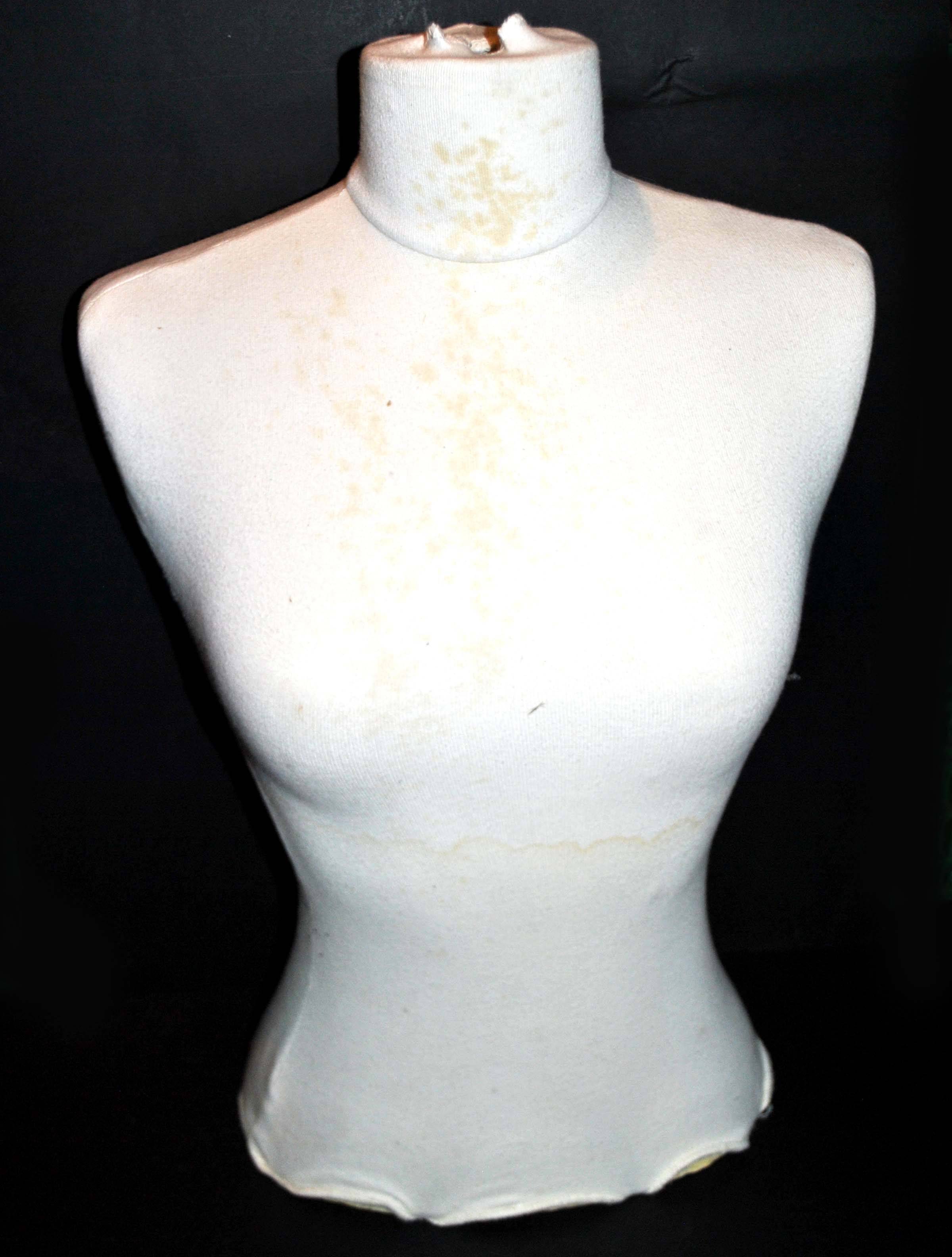 Vintage foam display mannequin bust - Decorative seamstress bust