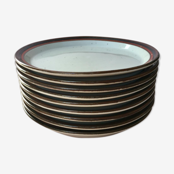 9 Mid-Century Swedish Dinner Plates