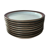 9 Mid-Century Swedish Dinner Plates