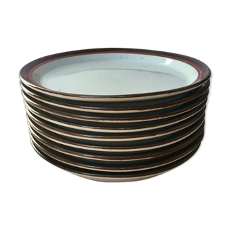 9 Mid-Century Swedish Dinner Plates