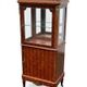 Louis XVI style display cabinet, 19th century, marble and gilded bronzes.