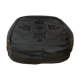Moroccan vintage leather square pouf