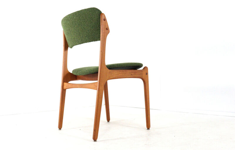 Set of 4 Erik Buch chairs for O.D. Møbler model 49 'Bur'