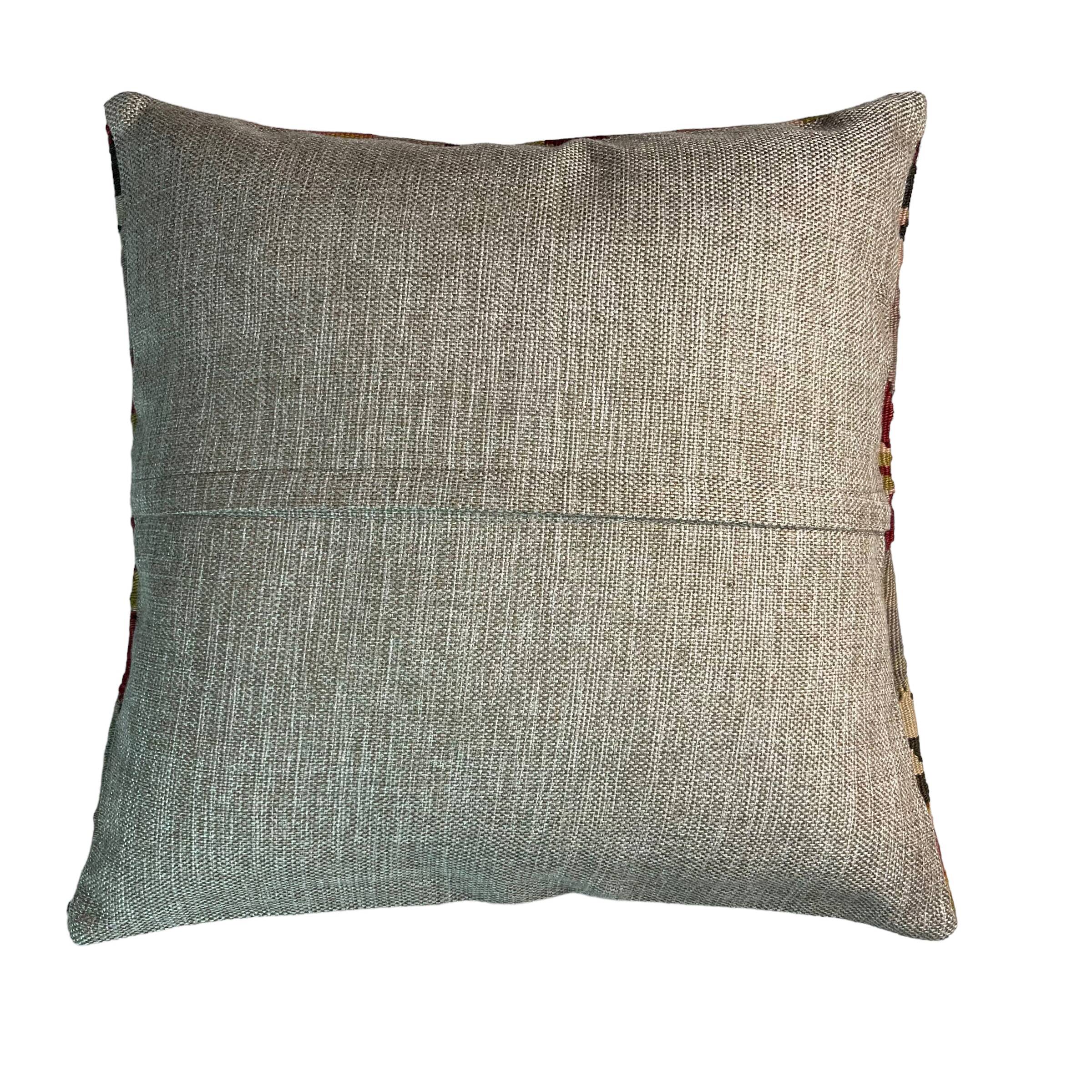 Housse de coussin Kilim turc vintage, 45 x 45 cm