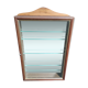 Armoire vitrée vitrine miroir bois collection figurine