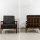 Fauteuil vintage IKEA "Kolding" par Erik Wørts pour IKEA, 1960