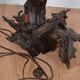 Lampe pieds racine brutaliste