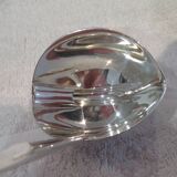 Christofle Duo 17cm silver plated metal lean fat ladle