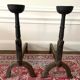 Cast iron fire dogs