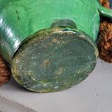Green glazed terracotta oil jar