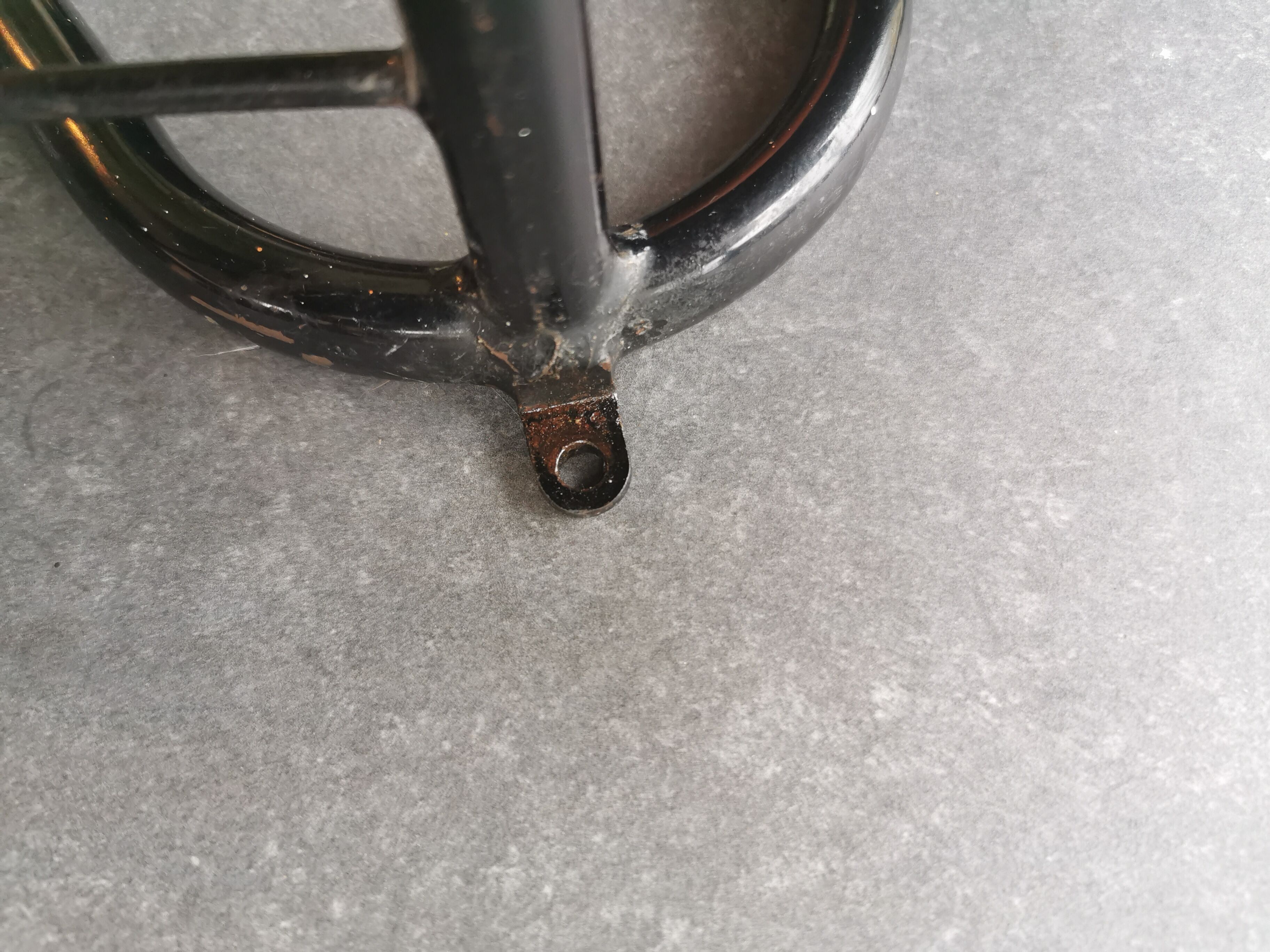 Vintage wall coat holder with mirror